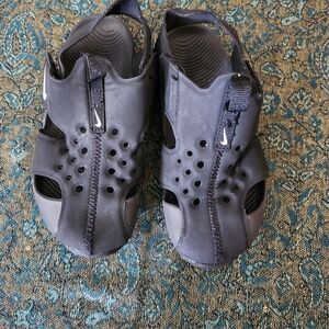 Nike Black Perforated Water Shoes Sandals